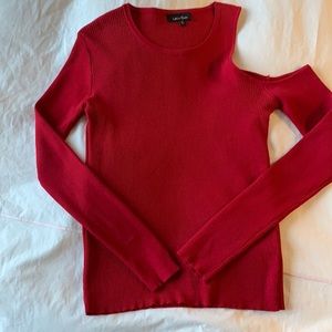 Lea and Viola Cutout ribbed top from Saks